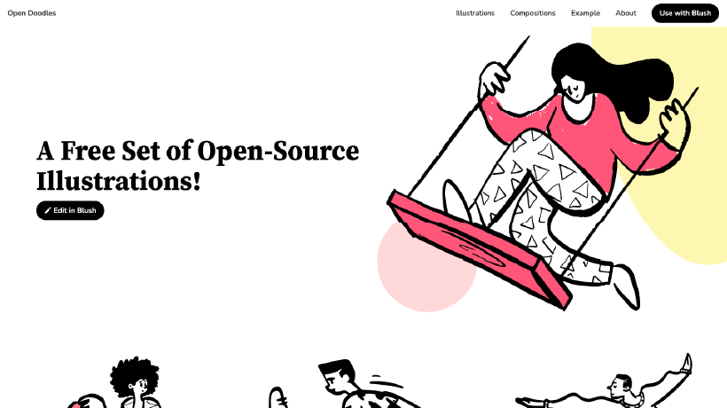 Open Doodlesのトップページ