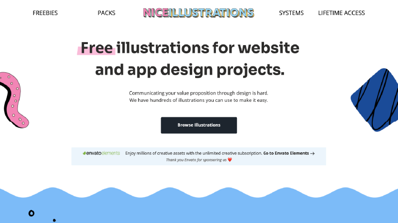 NICEILLUSTRATIONSのトップページ