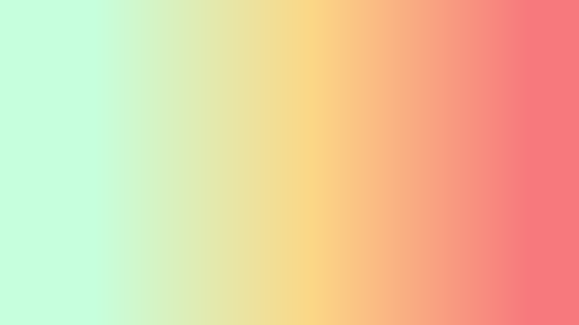 グラデーション(#c6ffdd×#fbd786×#f7797d)