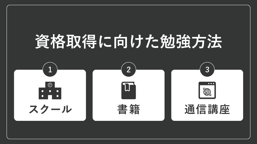 資格取得に向けた勉強方法