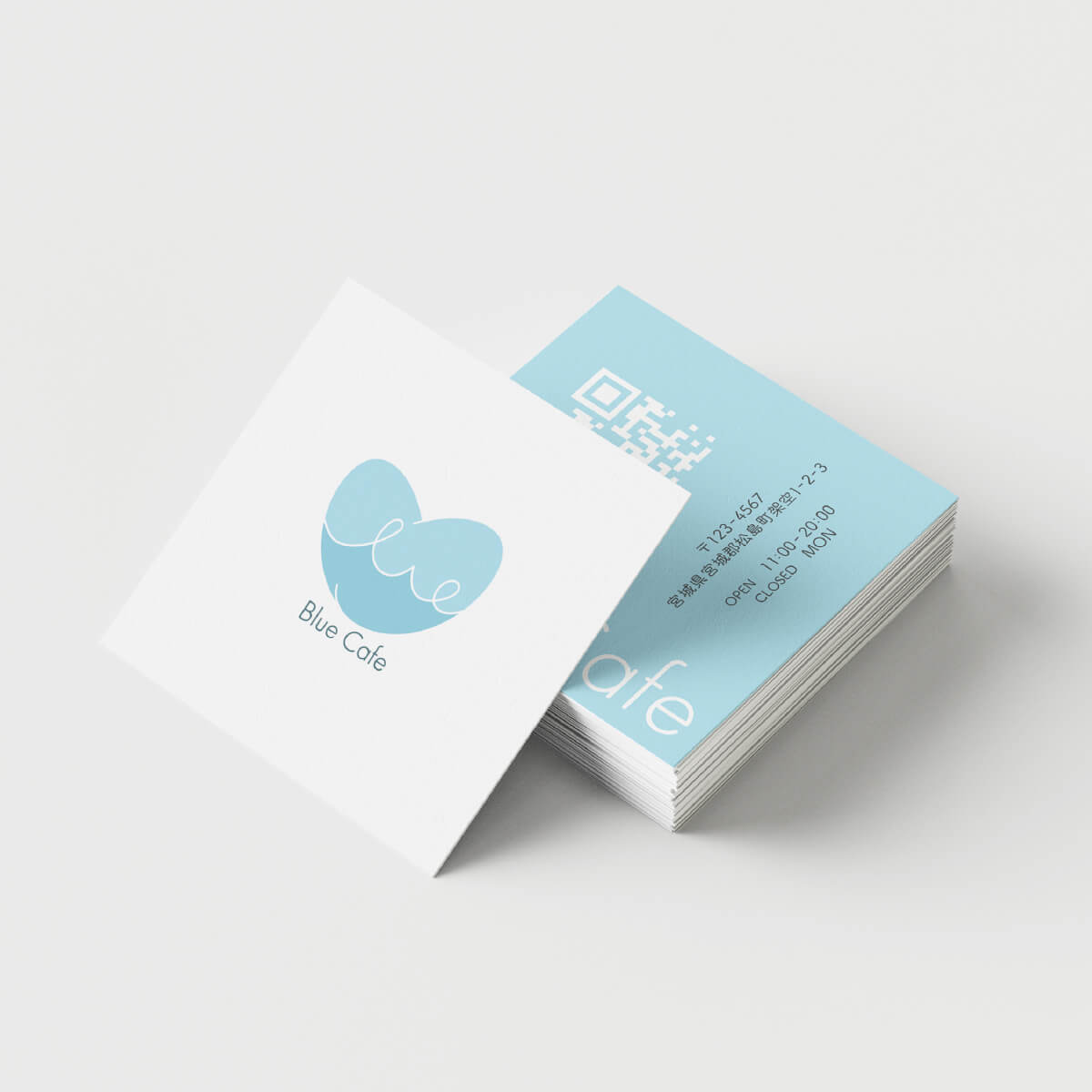bluecafe様ショップカード
