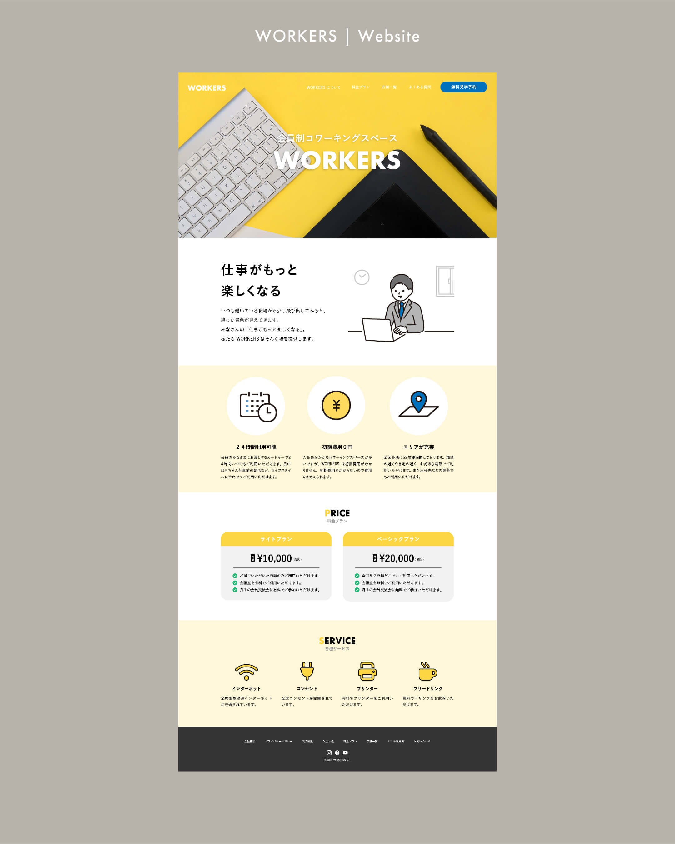 WORKERS様Webサイト