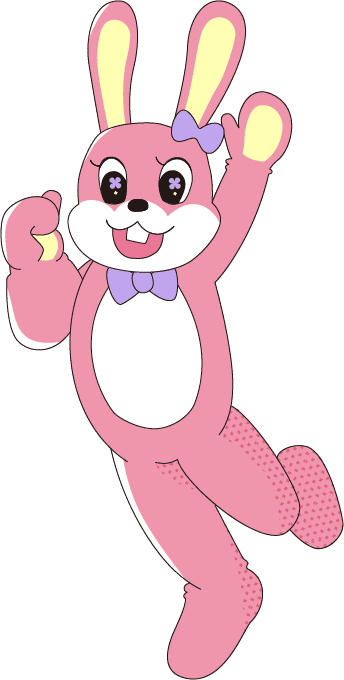 着ぐるみうさぎさん