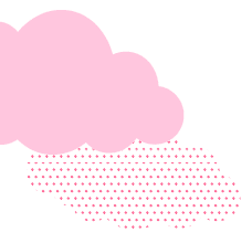 ピンクの雲